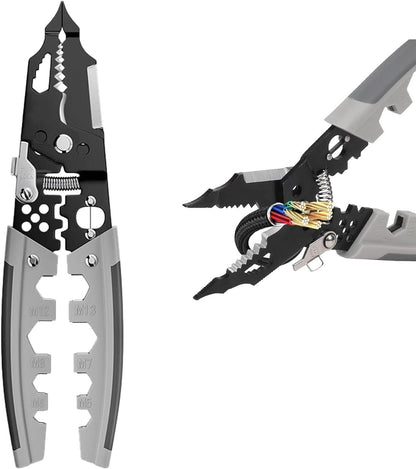 28-in-1 Multifunctional Wire Pliers & Stripper Tool – Heavy-Duty Electrician Repair Tool